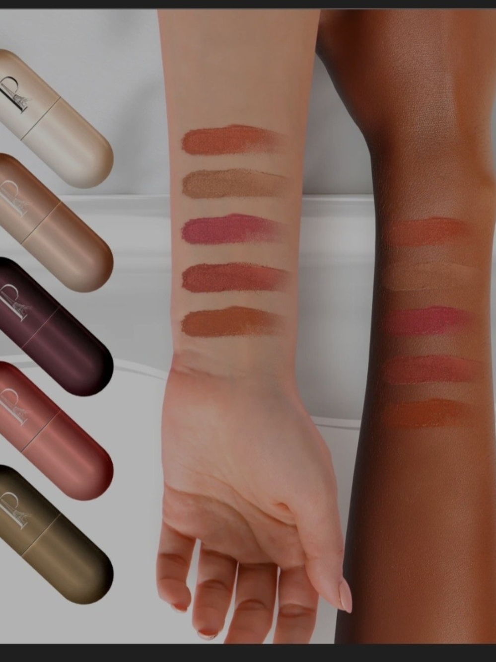 Prestige Paris Five-Piece Matte Lipstick Set - Rose Metallic Box - Picture 6 of 7